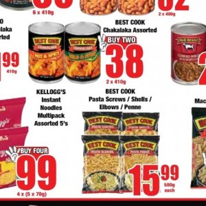 Pasta at Boxer Superstores
