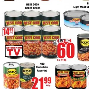Beans beans at Boxer Superstores
