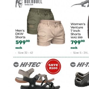 Shorts at Outdoor Warehouse