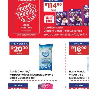 Diapers at Africa Cash and Carry
