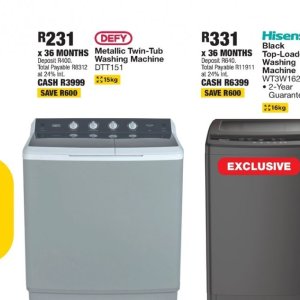 Washing machine at OK Furniture