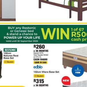 Bed at OK Furniture