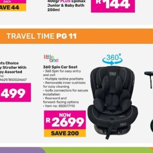 Car seat at Game