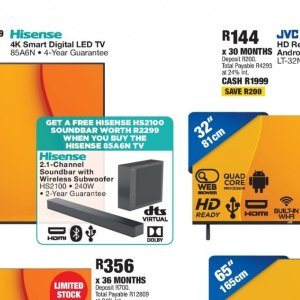 TV set at OK Furniture