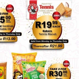 Biscuits at Take n Pay