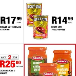 Purees at Take n Pay