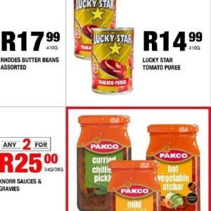 Purees at Take n Pay