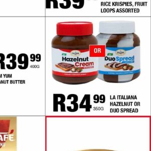 Hazelnut cream at Take n Pay