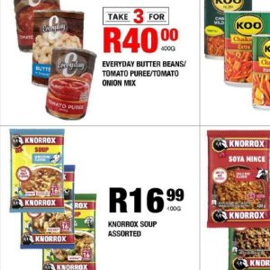 Purees at Take n Pay