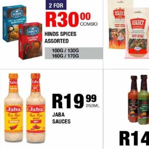 Sauces at Take n Pay