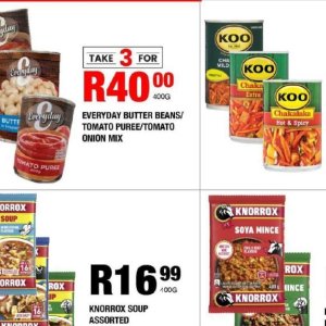 Purees at Take n Pay