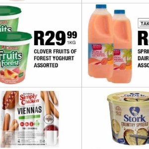 Yoghurt at Take n Pay