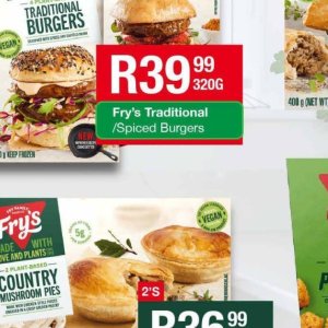 Spiced burgers at Take n Pay
