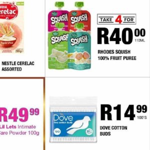 Purees at Take n Pay