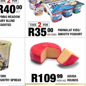 Yoghurt at Take n Pay