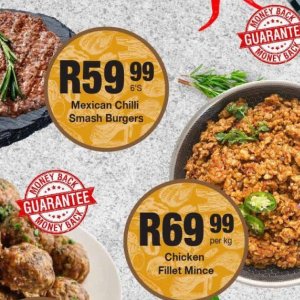 Burgers at Take n Pay