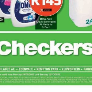 Seafood at Checkers Hyper