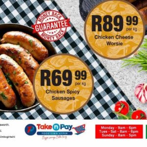 Sausages at Take n Pay