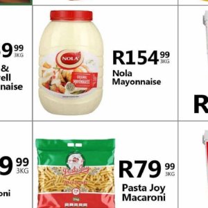 Mayonnaise at Take n Pay