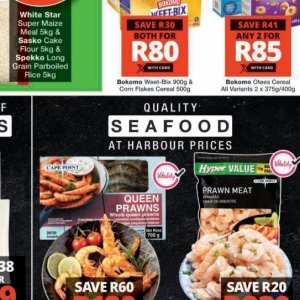 Seafood at Checkers Hyper