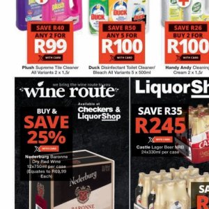 Wine at Checkers Hyper