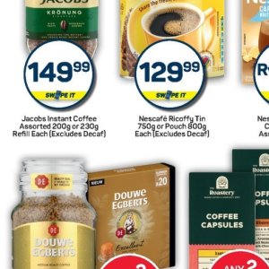 Coffee at Pick n Pay Hyper