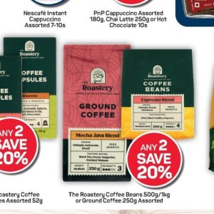 Coffee at Pick n Pay Hyper