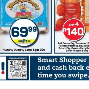 Eggs at Pick n Pay Hyper