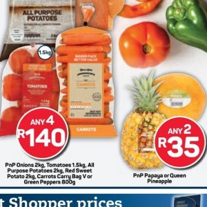Carrots at Pick n Pay Hyper