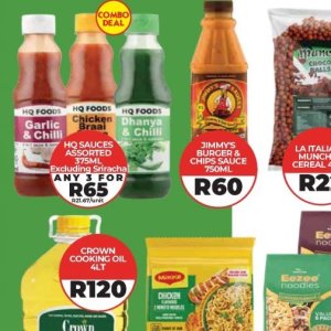 Sauces at 1UP