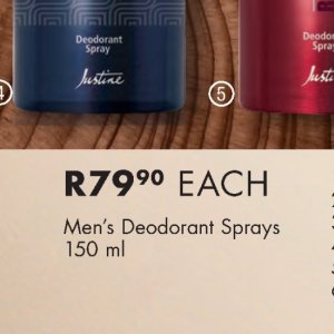 Deodorant at Justine