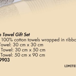 Towels at Justine