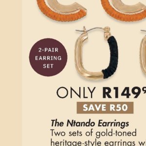 Earrings at Justine