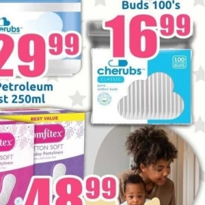 Cotton buds at Three Star Cash and Carry
