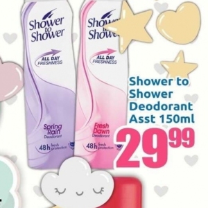 Shower at Three Star Cash and Carry