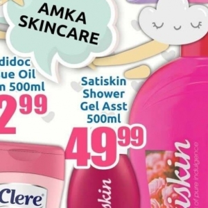 Shower gel at Three Star Cash and Carry