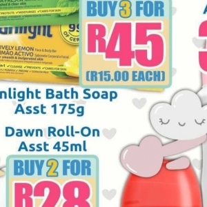 Soap dove  at Three Star Cash and Carry