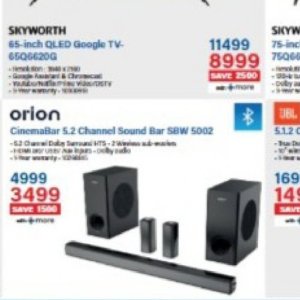 Sound bar at Incredible Connection