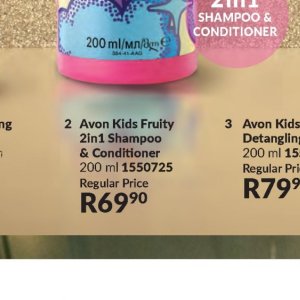 Shampoo at AVON