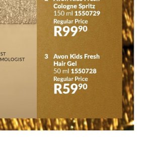 Hair gel at AVON