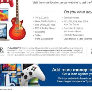 Tablet at Cash Crusaders