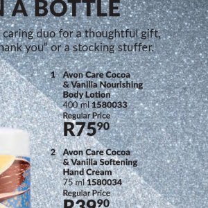 Body lotion at AVON