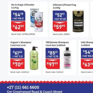 Shampoo at Africa Cash and Carry