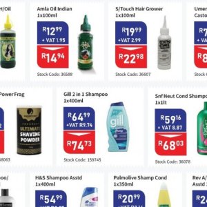 Shampoo at Africa Cash and Carry