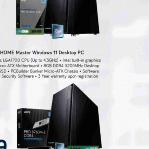Desktop at Computer Mania
