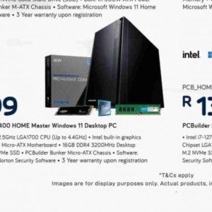 Desktop at Computer Mania