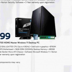 Desktop at Computer Mania
