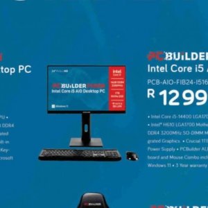Desktop at Computer Mania
