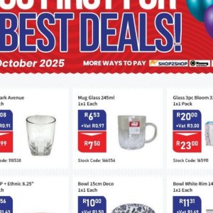 Glass at Africa Cash and Carry