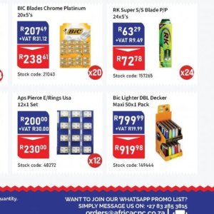 Lighter at Africa Cash and Carry